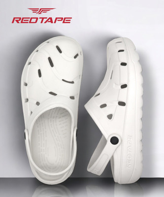 RED TAPE Men's Discover Comfortable Clogs || Sandals For Men with Adjustable Back Strap Clogs For Men(Off White , 7)