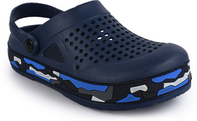 action Men Clogs(Navy, Blue , 9)