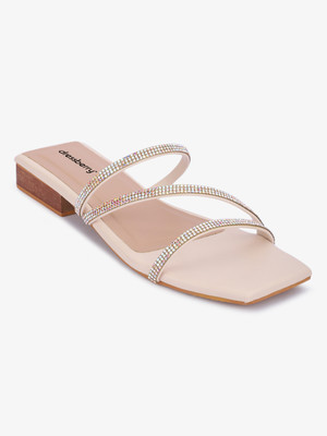 Dressberry Women Flats(Off White , 6)