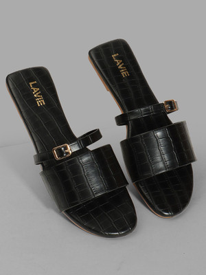 LAVIE Women Flats(Black , 6)