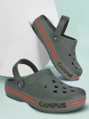 CAMPUS Men Clogs(Olive , 10)
