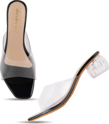 Dressberry Women Heels(Black , 4)