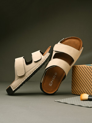 El Paso Men Sandals(Off White , 11)
