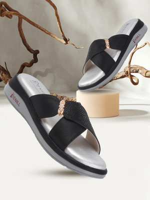 Denill Women Wedges(Black , 7)