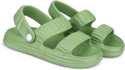 BERSACHE Men Clogs(Green , 5)