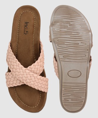 Inc.5 Women Flats(Pink , 4)