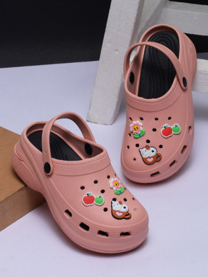Footox Sandals | Clogs | Ortho | Acupressure Women Clogs(Pink , 3)