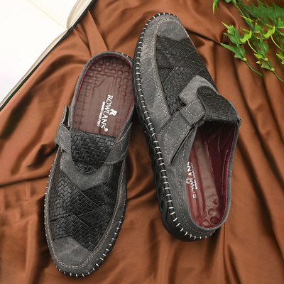 Rowlans Men Sandals(Black , 10)