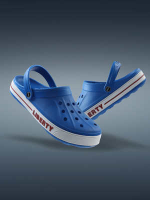 LIBERTY Men Clogs(Blue , 7)