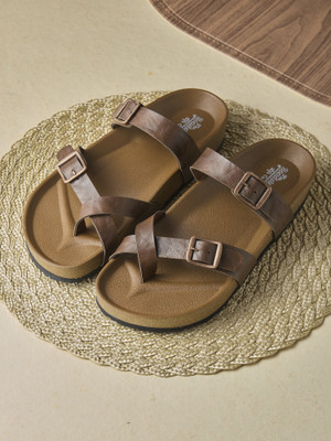 Roadster Men Flats(Brown , 10)