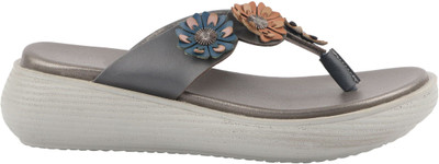 MEDIFEET Women Wedges(Grey , 8)