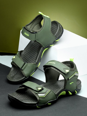 asian Men Sports Sandals(Olive , 10)