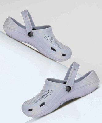BERSACHE Men Clogs(Grey , 6)