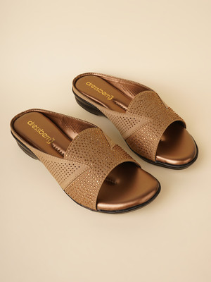 Dressberry Women Flats(Beige , 4)