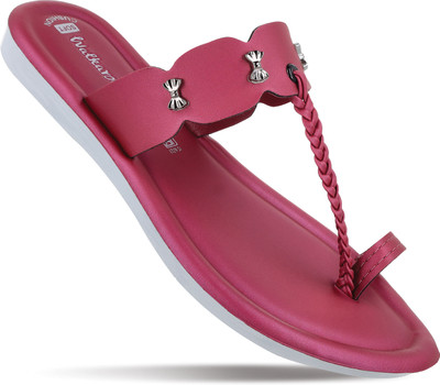 WALKAROO Women Flats(Red , 5)
