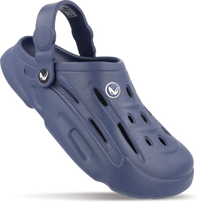 WALKAROO Men Clogs(Navy , 8)
