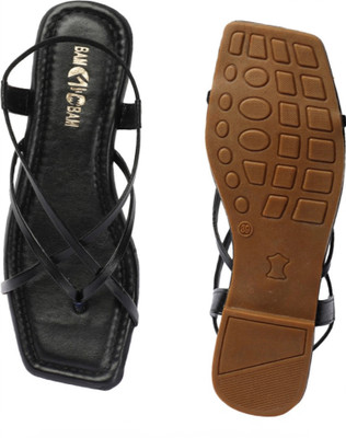Bambam Women Flats(Black , 5)