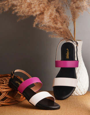 TRYME Women Flats(Black , 7)