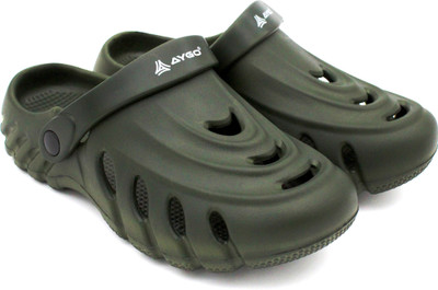 AYGO Men Clogs(Olive , 8)