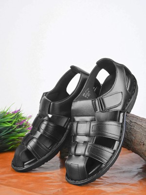 Michael Angelo Men Sandals(Black , 8)