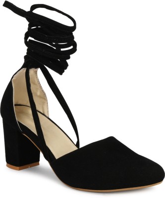 COMMANDER Women Black Heels