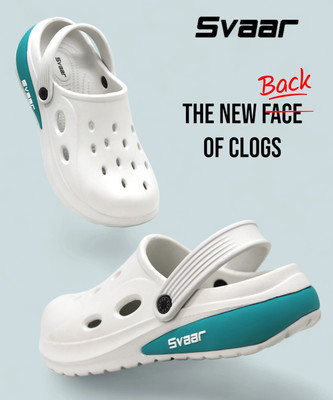 Svaar Men Clogs(White , 9)