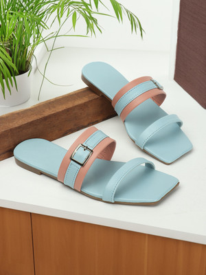 BLINDER Women Flats(Blue , 7)