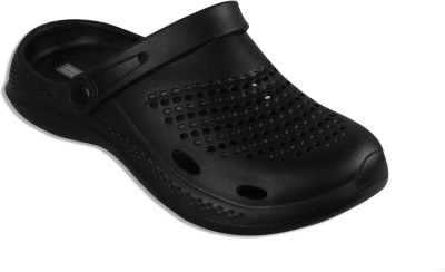 ORTHO CLUB Men Clogs(Black , 8)