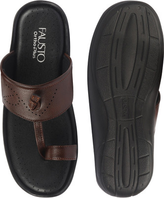 FAUSTO Men Sandals(Tan , 9)