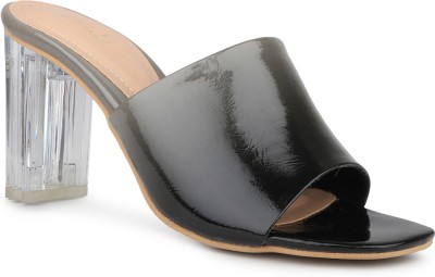 Inc.5 Women Heels(Black , 6)