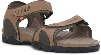 Sparx SS 103 Men Sandals(Olive, Camel , 10)