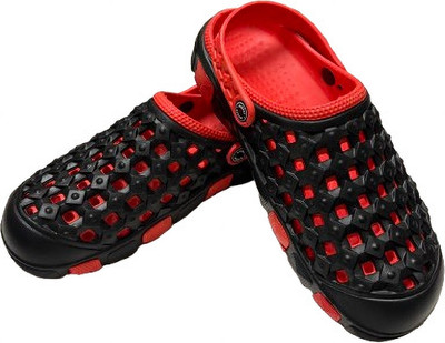 Aplus Men Clogs(Red , 7)