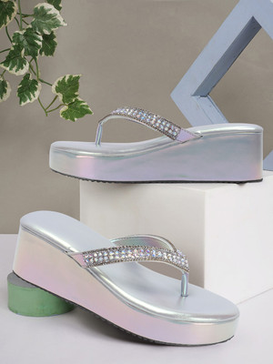 AVSSIS Women Wedges(Grey , 3)