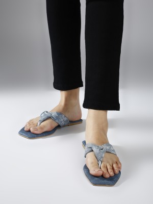 Inc.5 Women Flats(Blue , 5)