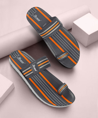 Paragon PUK2226G Men's Slip-on Grey Sandals for Men | Comfortable Sole & Durable Men Sandals(Grey , 6)