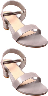 Goraiya Women Flats(Grey, Grey , 6)