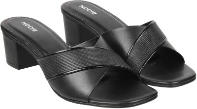 MOCHI Women Heels(Black , 6)