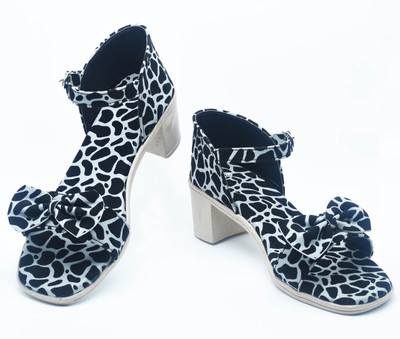 IndiForce Women Heels(Black , 4)
