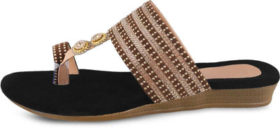 Balaji Hosiery Women Flats(Black , 6)