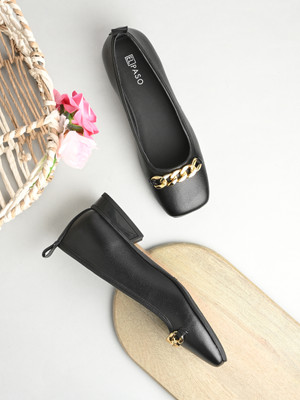 El Paso Women Flats(Black , 6)