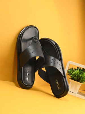 BIZORA Men Sandals(Black , 11)