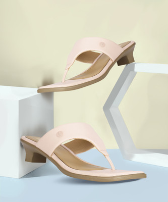 Bata Women Heels(Beige , 5)