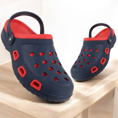 TRZ Men Clogs(Red , 8)