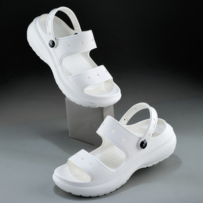 CAMPUS GCW-7002 Women's Slippers | Vibrant, Chunky Design | Comfy and Trendy Slip-On Women Clogs(White , 6)
