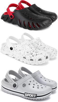 DRACKFOOT Men Clogs(Grey , 10)