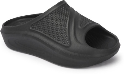 CARLTON LONDON Men Slides(Black , 10)