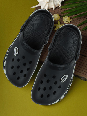 LANCER Women Clogs(Black , 9)