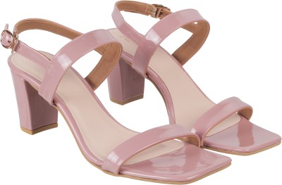 METRO Women Heels(Pink , 8)