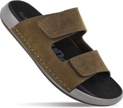 WALKAROO Men Sandals(Olive , 9)