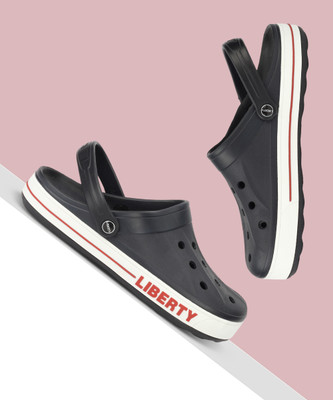 LIBERTY Men Clogs(Black , 8)